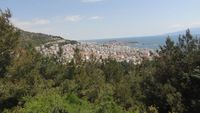 uitzicht op Kavala.