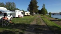 03op de camping in Rovanimie